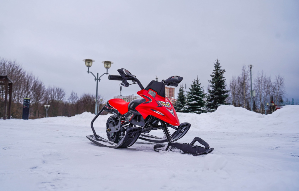 Электроснегокат для детей WHITE SIBERIA BELЁK 800W