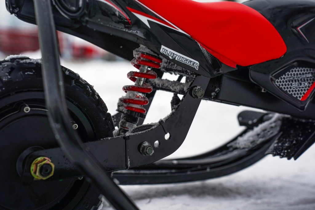 Задняя подвеска электроснегоката