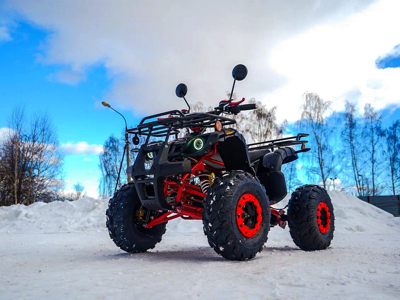 Электроквадроцикл White Siberia Sneg Pro 3000W