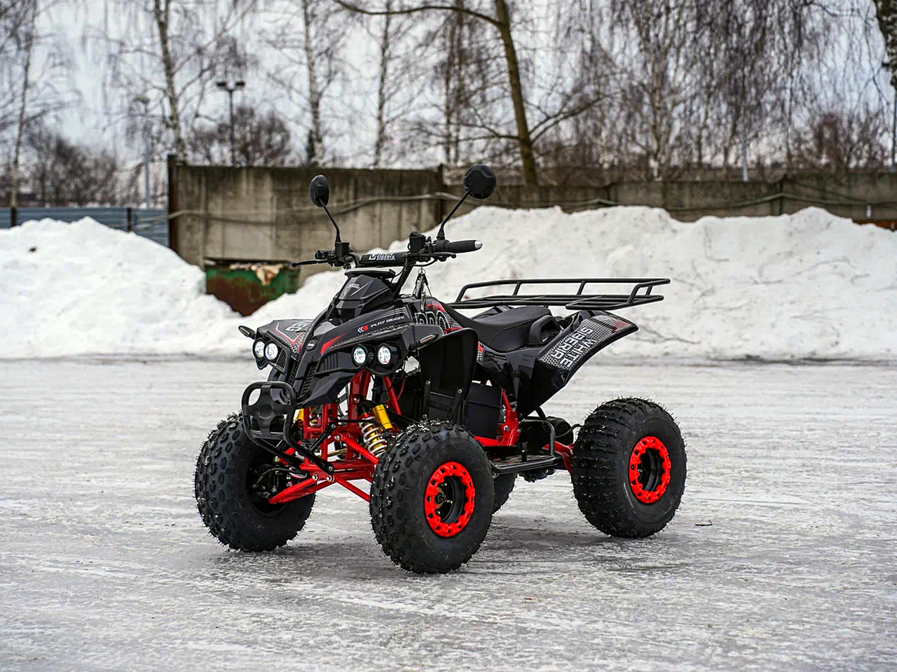 Электроквадроцикл White Siberia Sneg Pro R 3000W