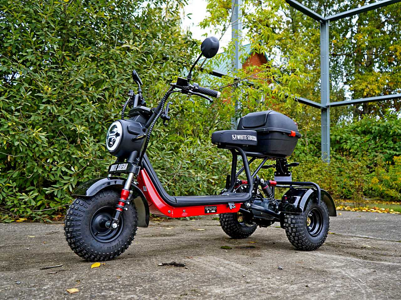 Электроцикл White Siberia Trike Mini