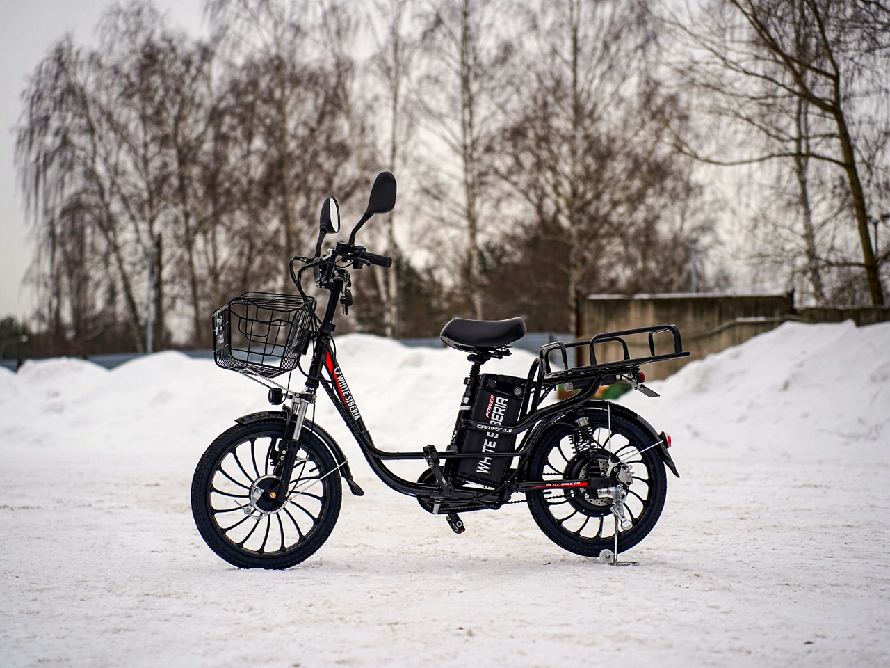 Электровелосипед White Siberia Camry 3.5 1200W