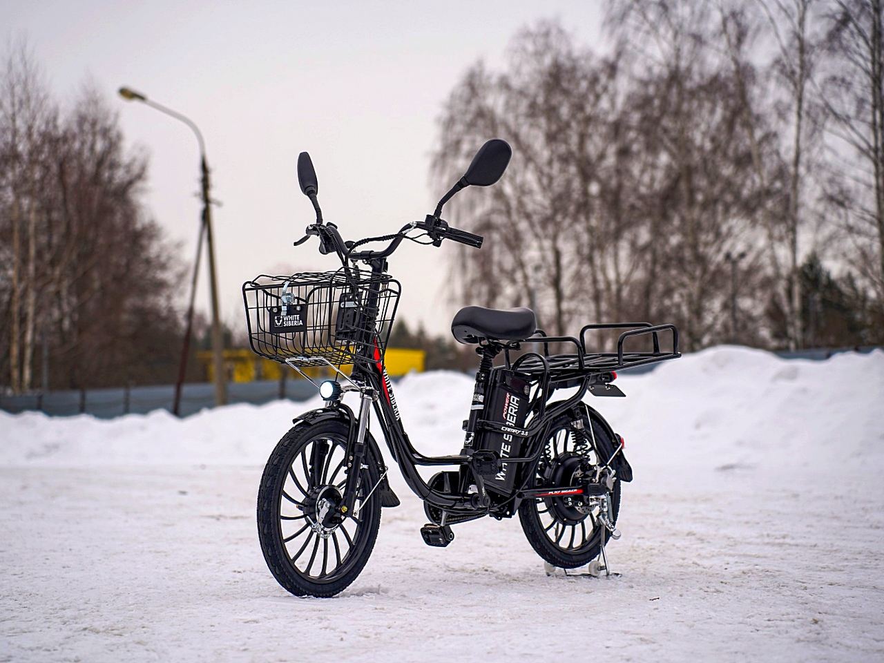 Электровелосипед White Siberia 178 Курьер