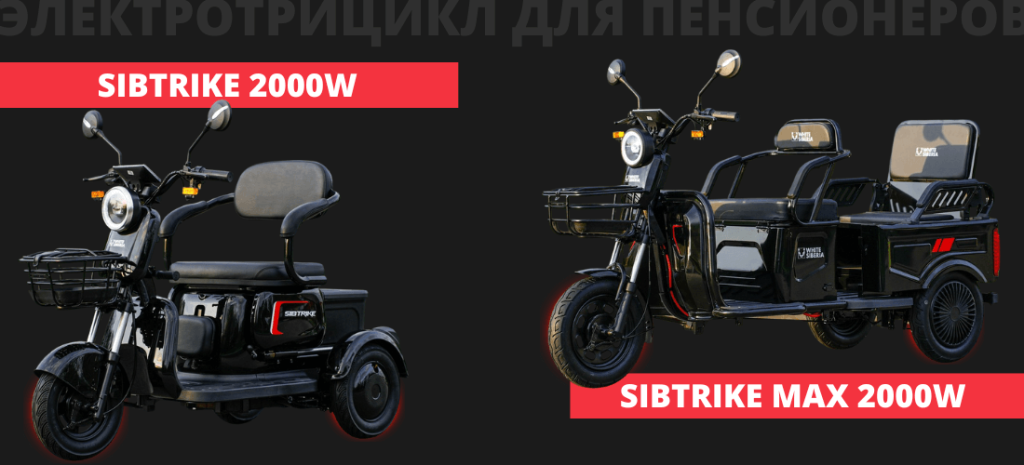 электротрицикл для пожилых людей с сиденьем цена