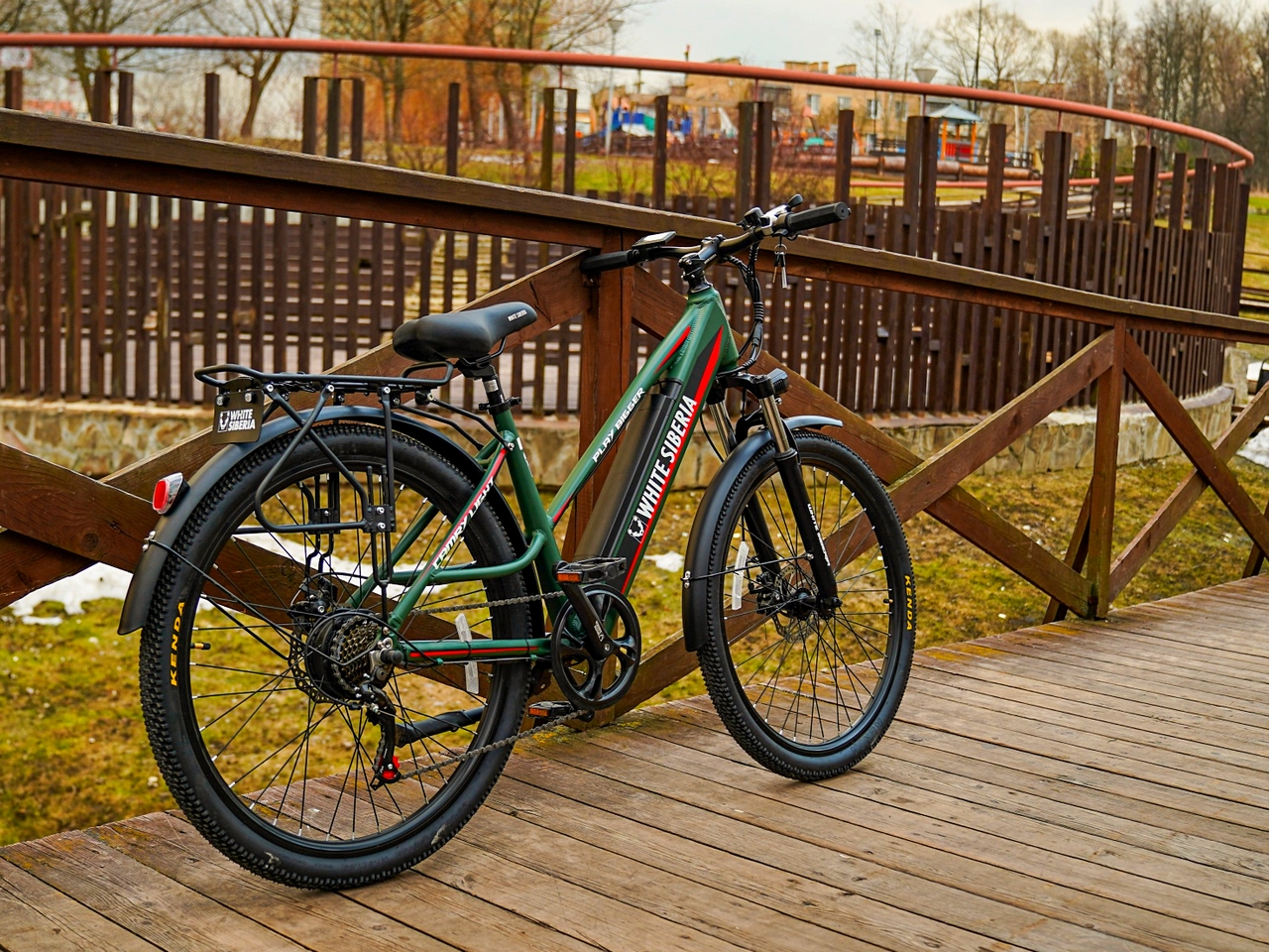 Электровелосипед White Siberia Camry Light 500W