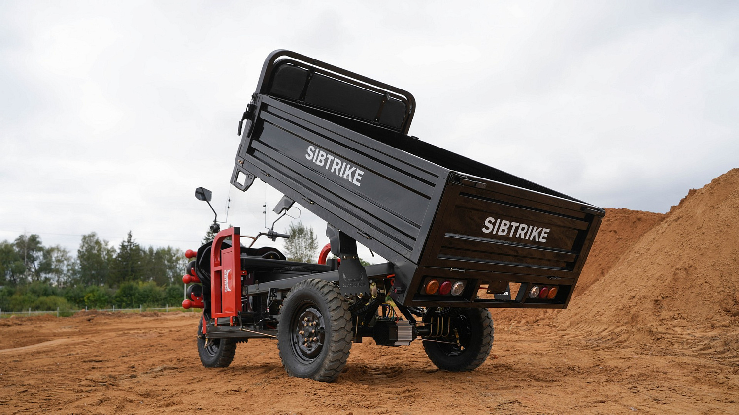 Электротрицикл WHITE SIBERIA SIBTRIKE CARGO 1.8