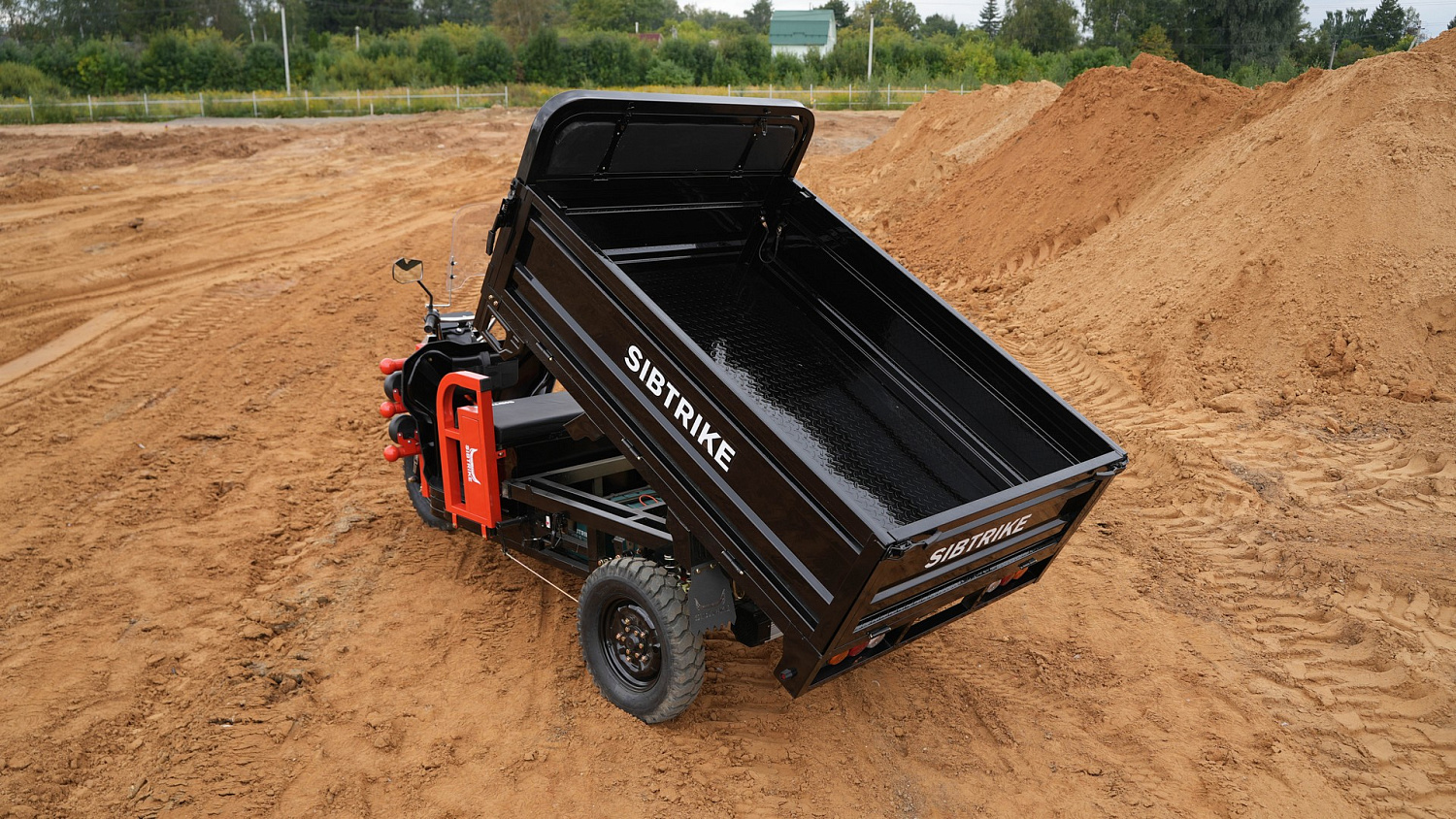 Электротрицикл WHITE SIBERIA SIBTRIKE CARGO 1.8