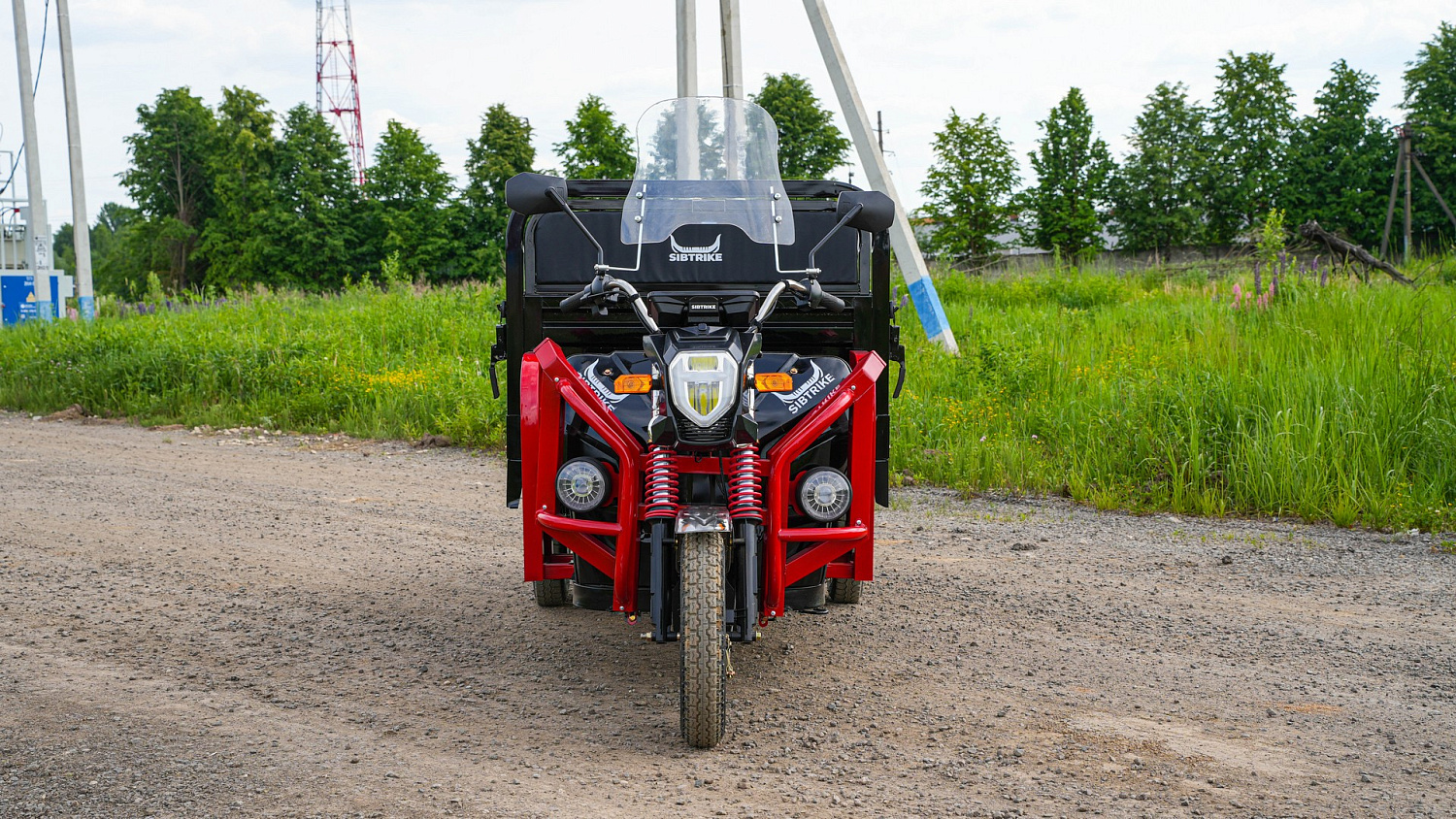 Электротрицикл WHITE SIBERIA SIBTRIKE CARGO 1.6