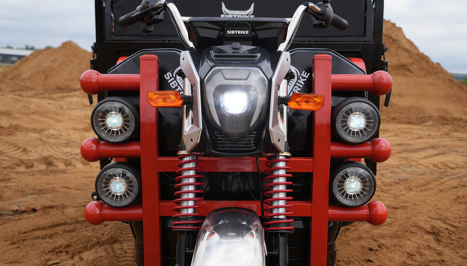 Электротрицикл WHITE SIBERIA SIBTRIKE CARGO 1.8