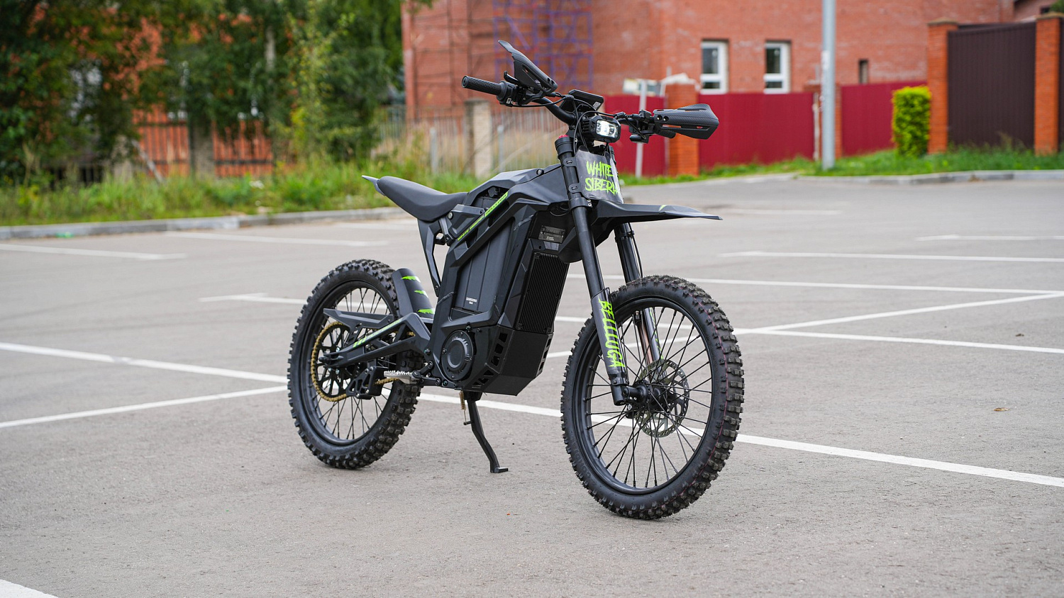 Электромотоцикл WHITE SIBERIA BELLLUGA 004 9000W (Фиолетовый)