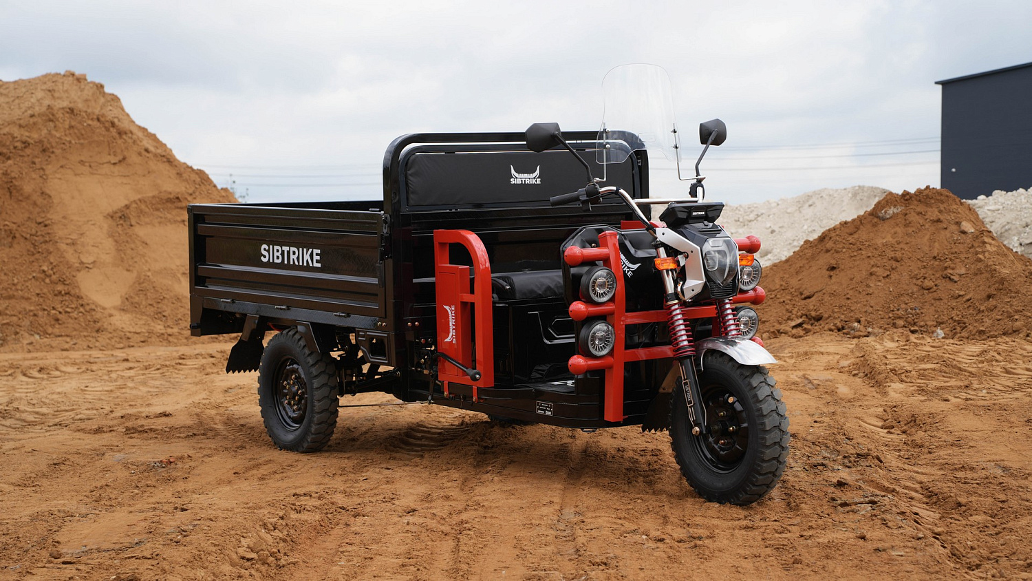 Электротрицикл WHITE SIBERIA SIBTRIKE CARGO 1.8