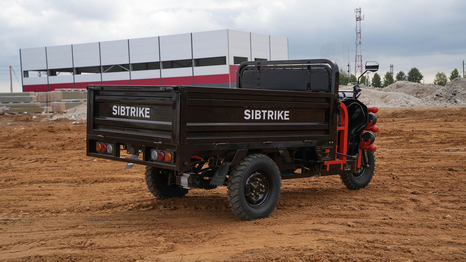 Электротрицикл WHITE SIBERIA SIBTRIKE CARGO 1.8