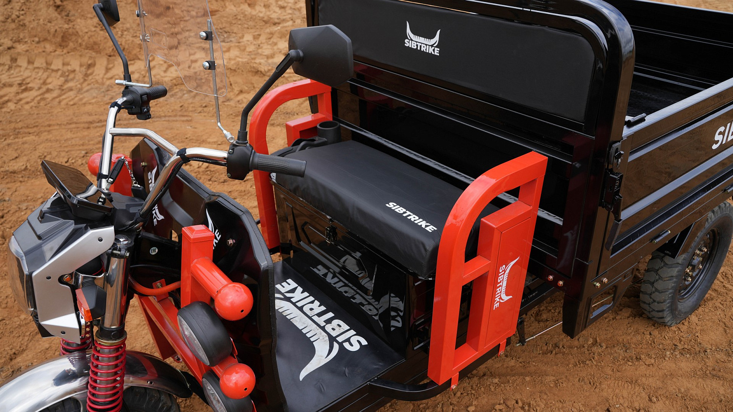Электротрицикл WHITE SIBERIA SIBTRIKE CARGO 1.8