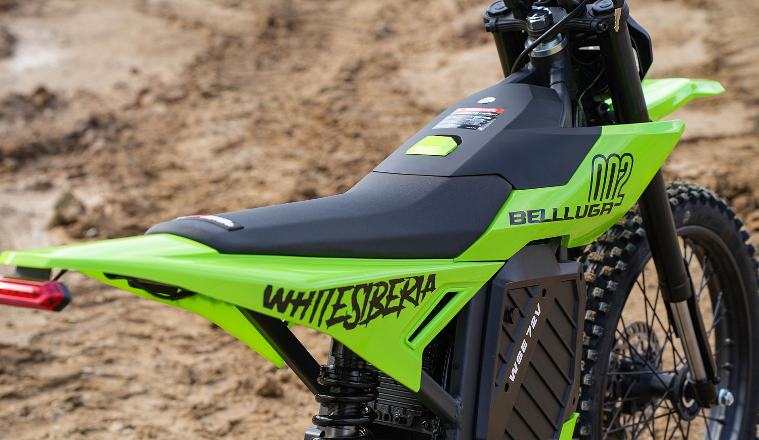 Электромотоцикл WHITE SIBERIA BELLLUGA 002 6000W (Чёрный)