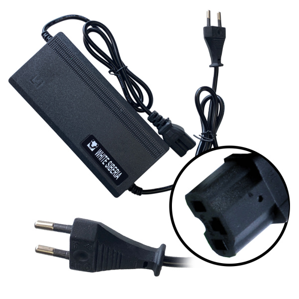 Зарядное устройство 60V3Ah(T-образная) для электроскутера/электросамоката WHITE  SIBERIA (Литий)