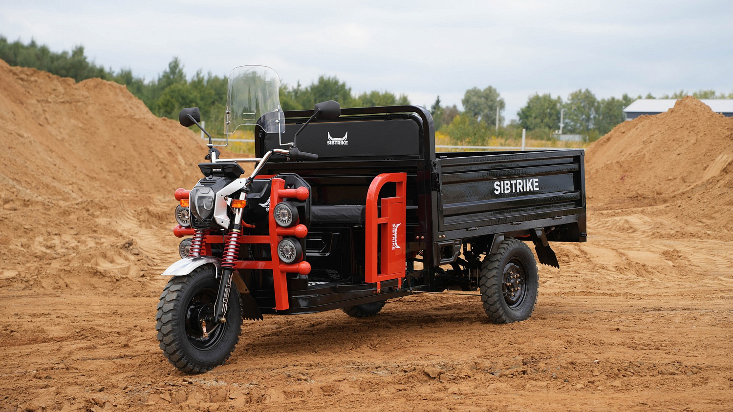Электротрицикл WHITE SIBERIA SIBTRIKE CARGO 1.8