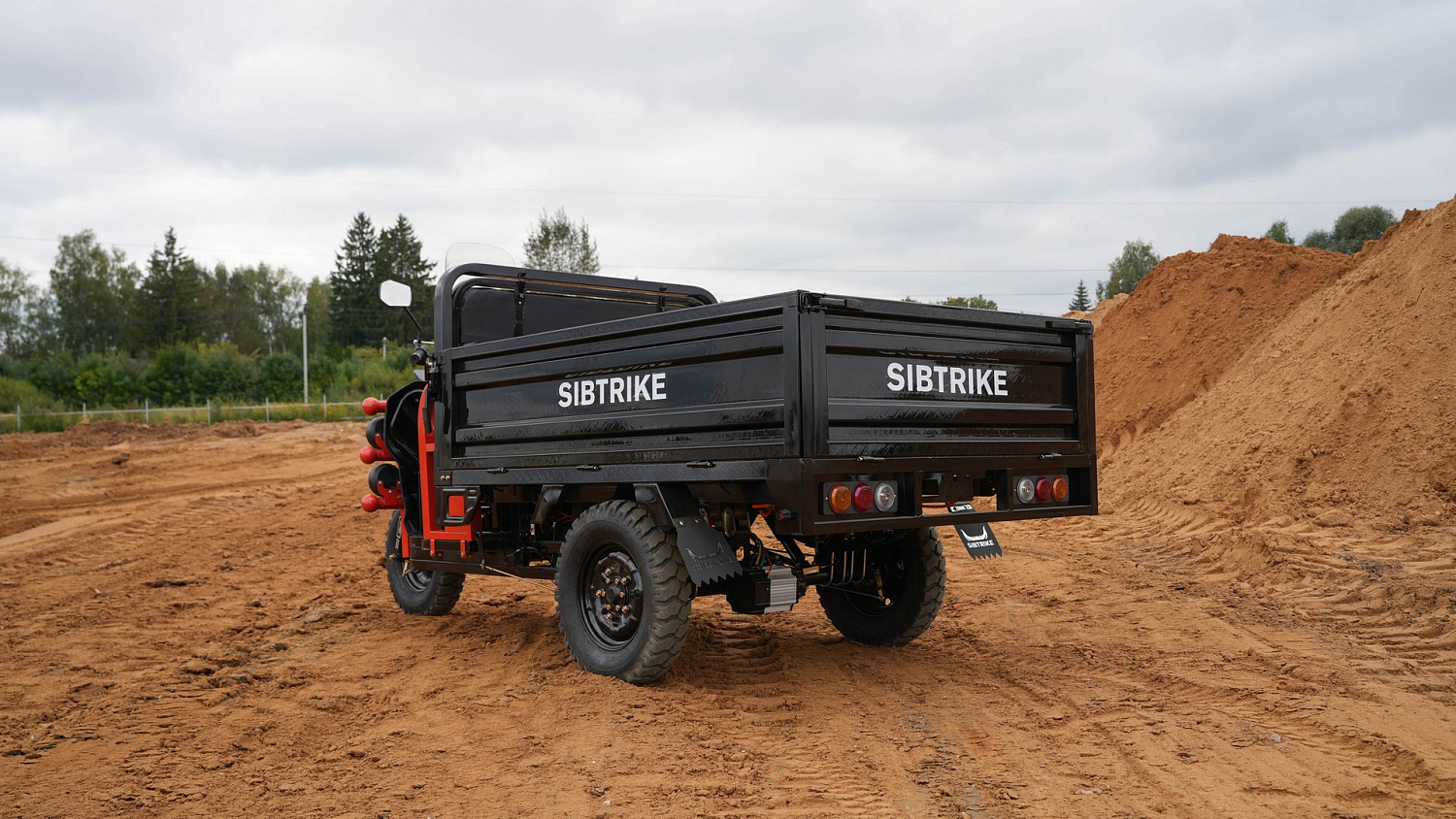 Электротрицикл WHITE SIBERIA SIBTRIKE CARGO 1.8