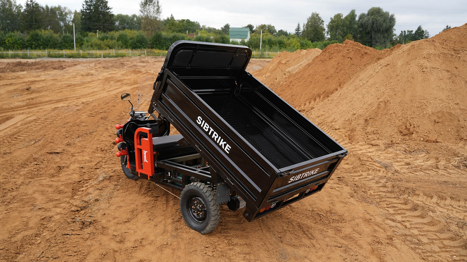 Электротрицикл WHITE SIBERIA SIBTRIKE CARGO 1.8