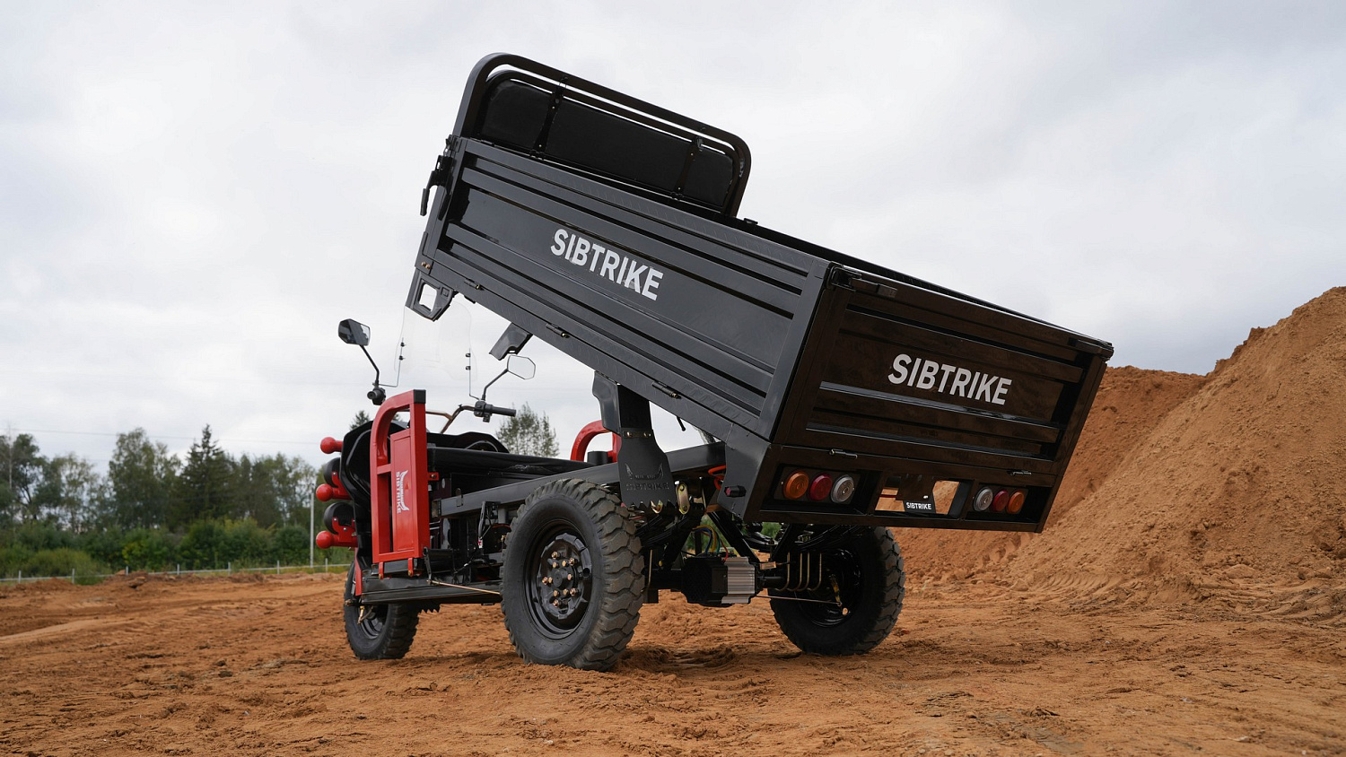 Электротрицикл WHITE SIBERIA SIBTRIKE CARGO 1.8