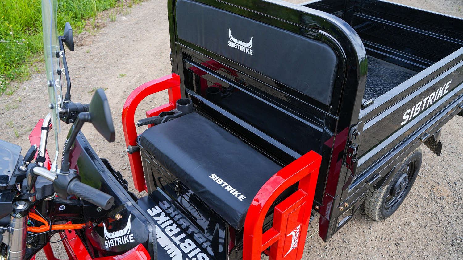 Электротрицикл WHITE SIBERIA SIBTRIKE CARGO 1.6
