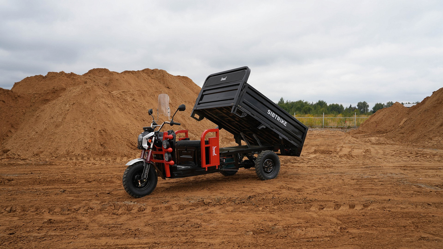 Электротрицикл WHITE SIBERIA SIBTRIKE CARGO 1.8