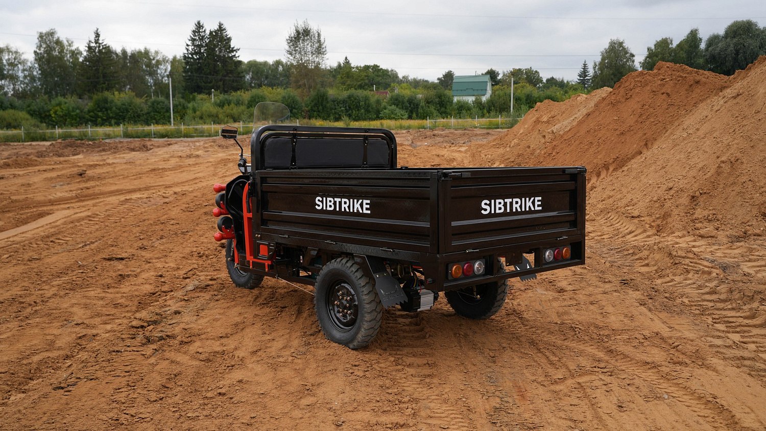 Электротрицикл WHITE SIBERIA SIBTRIKE CARGO 1.8
