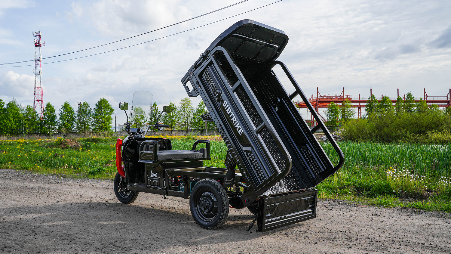 Электротрицикл WHITE SIBERIA SIBTRIKE CARGO 1.5