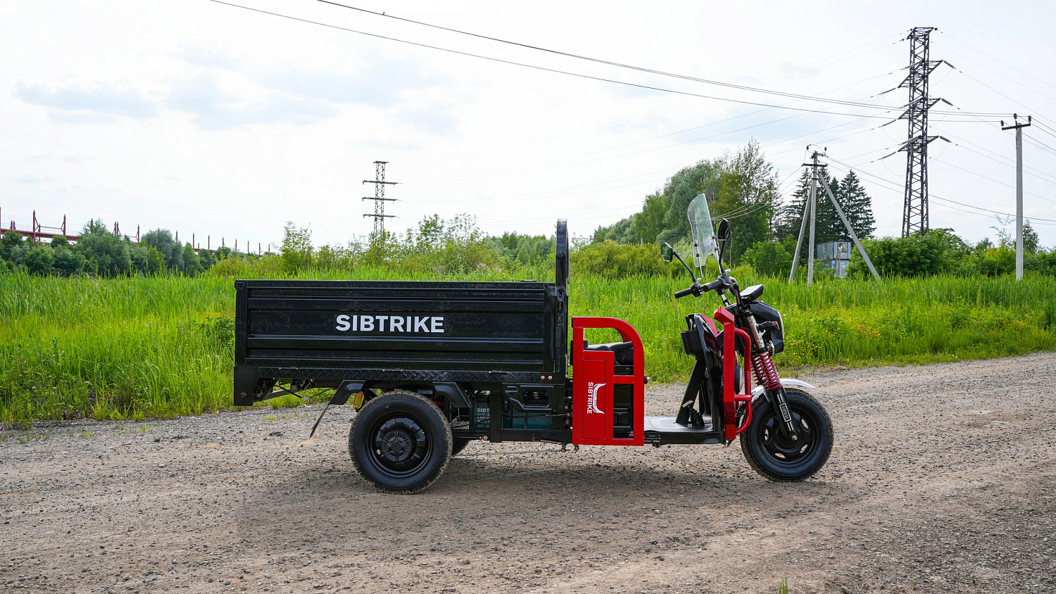 Электротрицикл WHITE SIBERIA SIBTRIKE CARGO 1.6