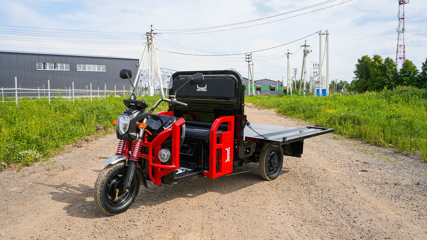 Электротрицикл WHITE SIBERIA SIBTRIKE CARGO 1.6