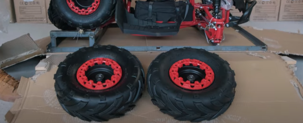 Установка задних колёс